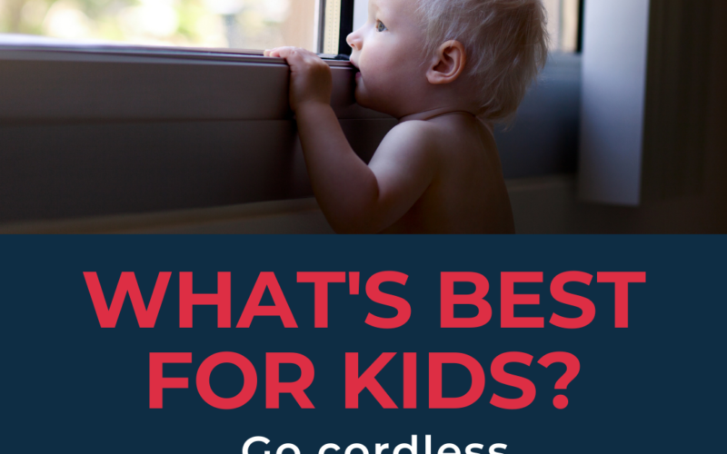 October is Window Covering Safety Month—Go Cordless for Kids!‎